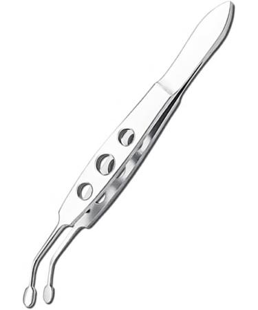 dijiusidy Eyelid Precision Tweezers Eye Clogging Removal Cleaning Clamps Portable Facial Tools with Non-Slip Handle Cosmetics Salon Small Rectangle Tip - Buy Online on GoSupps.com