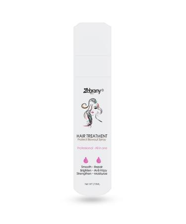 Heat Protection Spray for Hair - Moroccan Oil Heat Protectant Spray Treatment for all Hair Types Shield your Hair from the Blow Dryer and other Heat Appliances Paraben-Free 7.1 Oz