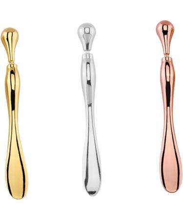 TOVINANNA 1pc Eye Cream Stick Eye Cream Spatula Skin Care Tools Ear Piercing Cleaning Solution Wrinkle Wand Stick Eye Cream Mini Spatula Facial Cream Spatula Eye Creams Mixing Spoon Cosmetic 11.6*2.5cm Golden - Buy Online on GoSupps.com