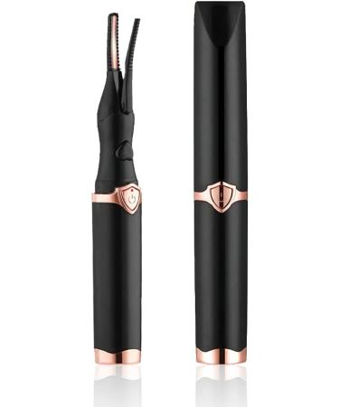 2-in-1 Electronic USB Eyelash Curler Woman 3 Temperature Mode Adjustable Heated Eyelashes Curling Tool Heating Black - Buy Online on GoSupps.com