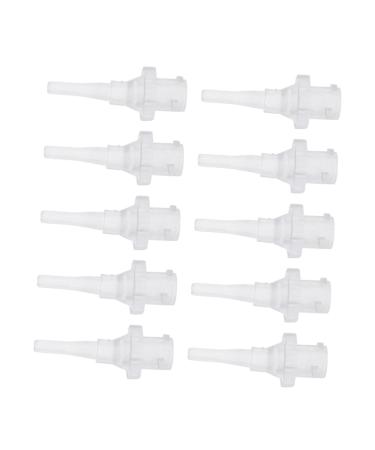Healeved 10pcs Disposable Ear Washer Tips Compatible Ear Cleaning Tools Smooth Surface for Safe Earwax Removal Durable Material for Home Use