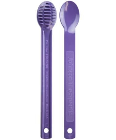 ATC Handels GmbH Textured Spoon - Notched Tableware for Optimal Oral Sensory Stimulation | Large Dining Spoon for Enhanced Eating Experience - Buy Online on GoSupps.com