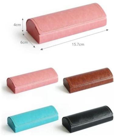 Milisten PU Leather Eyeglasses Case - Portable Reading Glasses Protector & Display Holder for Men & Women - Stylish Blue Eyewear Storage - Buy Online on GoSupps.com