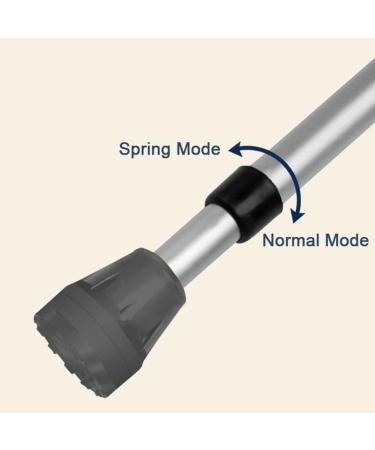 Underarm Crutches Adults Medical Aluminum Crutches Comfortable Underarm Pads and Handles Adjustable Ergonomic Crutches for The Elderly Disabled (Color : Silver Size : 1 Pair) anniversary Lucky - Buy Online on GoSupps.com