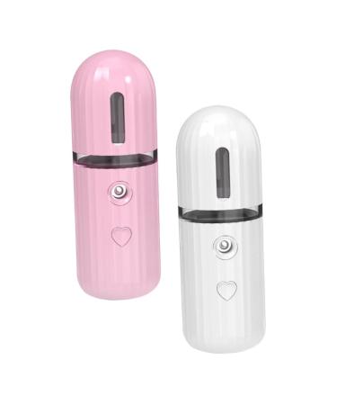 Angoily 2pcs Moisturizing Sprayer Mini Humidifier Facial Premium Facial Mister Travel Portable
