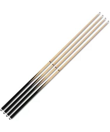 HIJ Loalowe Professional Billiard Cue Sticks Heavy Duty Hardwood 58" Canadian Maple Pool Queue Stick with 13mm Tip,2-Piece,Set of 4 58 set of 4