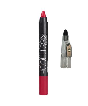 ZJchao MENOW Waterproof Lipstick Long-Lasting Glossy Moisturizing Cosmetic for a Charming Makeup Look 19 Colors (14 Pink and Red)