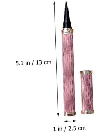 Healeved 5pcs Eyeliner Liquid Liner Black Eye Liner Pencils Eyelash Glue Pen Eye Makeup Pink Skinned - Buy Online on GoSupps.com