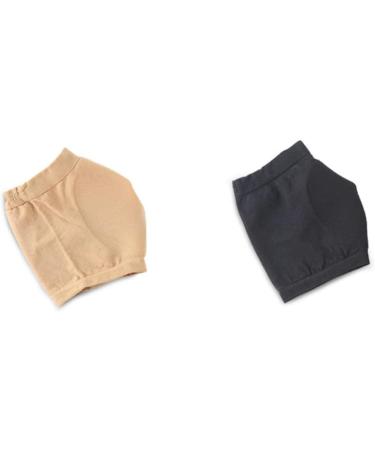 Ipetboom High Heel Socks Dry Feet Socks High Heel Protectors Black Sock Black Gel Black Heel Open Toe Heel Moisturizing Sock Heel Sleeves for Cracked Heels Heel Absorbers Insole Spa - Buy Online on GoSupps.com