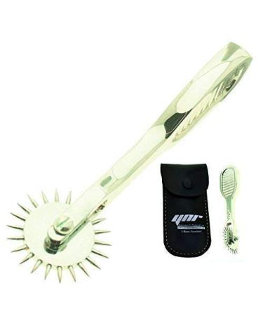 YNR Mini Wartenberg Pinwheel Sensory Testing Stimulate Neurological Diagnostic CE (Silver)
