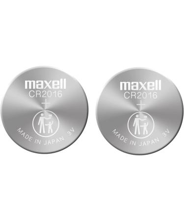2PC MAXELL CR2016 Micro Lithium Cell Battery - Made in Japan - Buy Online on GoSupps.com