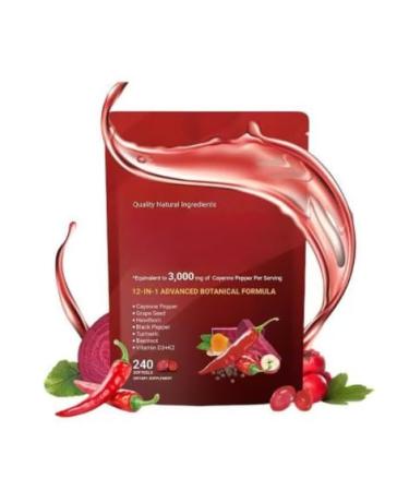 Cayenne Pepper Softgels Supplement supports leg vein heart and blood vessel health