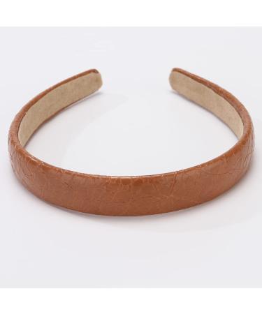 SPARKLESTAR 3PCS Leather Headband Set - Non-slip Padded Fashion Hairbands for Women and Girls in Black, Brown, and Beige - Buy Online on GoSupps.com