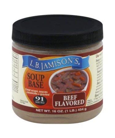 L.B.Jamison's Soup Base (Beef) (Pack Of 6) 1 Pound (Pack of 6)