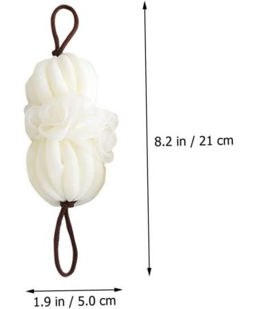Balacoo 4 Pcs Bath Ball - Exfoliating Loofah & Back Scrubber for Soft Skin | International Shipping Available - Buy Online on GoSupps.com