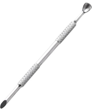 Double-end Durable Cleaner Safe Stain Steel Portable Cuticle Pusher(A) - Buy Online on GoSupps.com