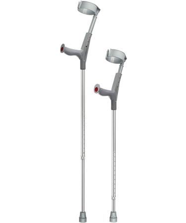 Non-Slip Adult Forearm Crutch(Pair) Height Adjustable Arm Cuff Crutch Lightweight Aluminum Alloy Portable Elbow Walker Interesting Selfless dedication - Buy Online on GoSupps.com
