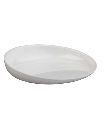 1x Behrend plate with raised edge eating aid plate non-slip rubber feet melamine