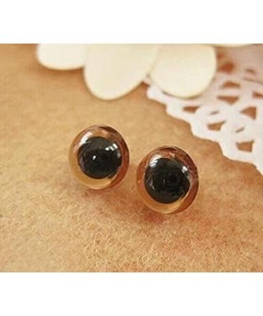 100PCS Brown Plastic Safety Eyes (18mm) for Bear Dolls, Stuffed Animals & Puppet Making - Buy Online on GoSupps.com