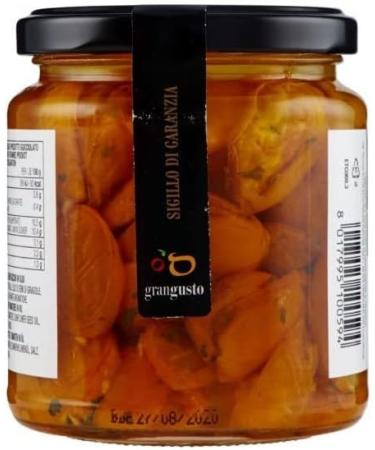  Italian Gourmet E.R. Grangusto Semi-Dried Yellow Datterini Tomatoes in Oil Yellow Tomatoes Semi-Dried in Oil Italian Tomato 280g Glass + Gourmet Tomato Pulp 400g Italian Box - Buy Online on GoSupps.com