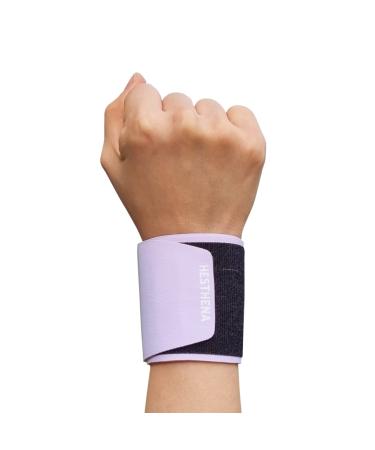 HESTHENA Fingerfree Wrist Brace  Colorful Wrist Support  Lightweight and Flexible  Comfortable and Adjustable  for Norma1 Pain  Fit for Both Hands  1pcs  Purple  Medium Medium Purple