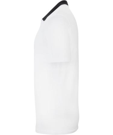 Buy Nike Men's M NK DF Park20 Short Sleeve Polo - XL White/Black/Black | International Shipping Available - Buy Online on GoSupps.com