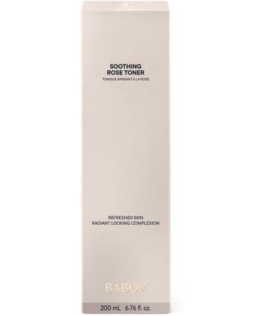  BABOR BABOR CLEANSING Rose Toning Essence Tonic for all skin types Toning and soothing toner Rose fragrance Alcohol-free Vegan formula 1 x 200 ml - Buy Online on GoSupps.com