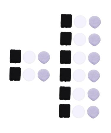 FRCOLOR 24 Pieces Loose Powder Puff Powder Makeup Tools Makeup Setting Puff Makeup Puff for Foundation Beauty Puffs for Face Permanent Cosmetic Supplies Loose Powder