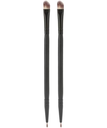 Professional Double Ended Eye Shadow Brush Makeup Tool for Easy Application Made of Fibers - Buy Online on GoSupps.com