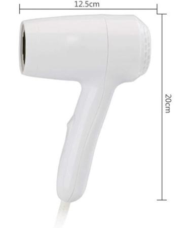 Lightweight Hair dryer1200W Bathroom Wall Hair Dryer Hotel Wall Hair Dryer Constant Temperature Protect Hair 2Heat Settings Hose Spiral Overheating Protection Low Noise Suitable for Family Hotel Gym - Buy Online on GoSupps.com