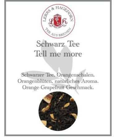 Lerbs & Hagedorn Lerbs & Hagedorn Tell Me More Black Tea | Grapefruit Orange Flavor 250g (approx. 20 liters) orange peel orange blossom