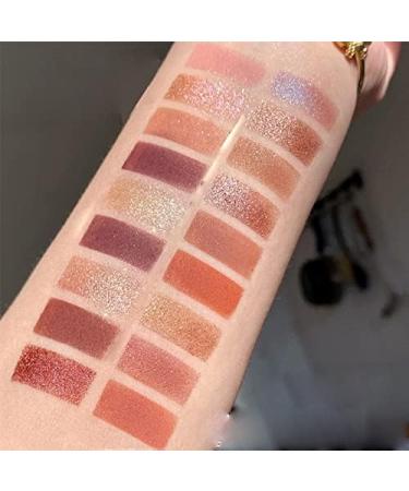 DUnLap Beauty Palette Makeup Matte Matte Makeup Brushes 18 Color Eyeshadow Palette Pigmented Pigmented Eyeshadow Palette - Buy Online on GoSupps.com