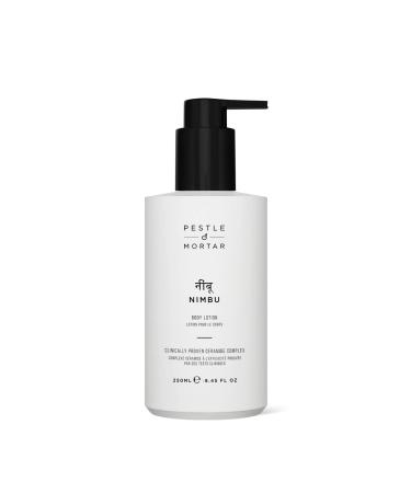 Pestle & Mortar Nimbu Body Lotion Sweet Almond Oil Body Moisturiser with ceramide-enriched and niacinamide Normal to Dry Skin 250ml
