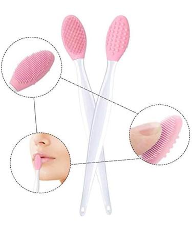 BULABULA 2 x Lip and Nose Scrub Brush Silicone Exfoliating Lip Brush Double-Sided Soft Lip Nose Exfoliator Scrubber Tool Redred. - Buy Online on GoSupps.com