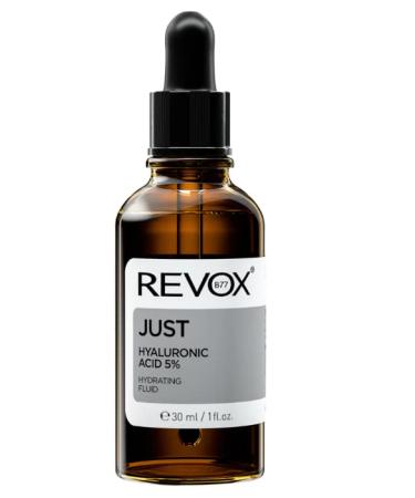 REVOX B77 JUST Hyaluronic Acid Serum for Face   5% Pure Hyaluronic Acid for Hydrating  Moisturizing & Anti-Aging   Anti-Wrinkle Serum for Face & Neck - 30 ml Bottle