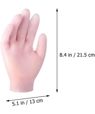 ABOOFAN 2 Pairs Moisturizing Gloves Dry Hand Womens Heels Closed Toe Cosmetic Hand Gloves Heels for Women Gloves Socks Inspection Gloves Spa Sebs Short Boots Girl Brighten Skin Colour - Buy Online on GoSupps.com