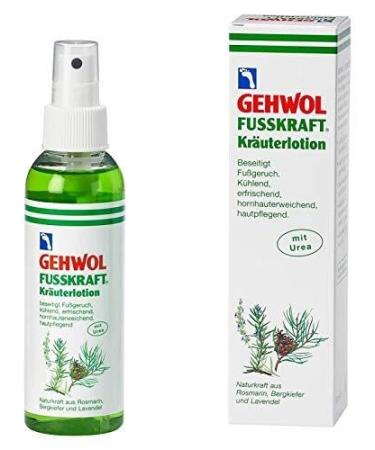 GEHWOL FUSSKRAFT herbal lotion 150 ml bottle with pump sprayer