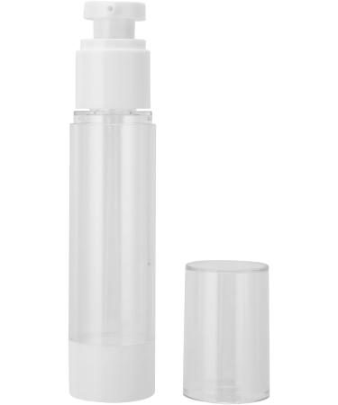 Verdant Touch 50ml Clear Plastic Refillable Cream Pump Bottle for Travel Cream or Lotion - Buy Online on GoSupps.com