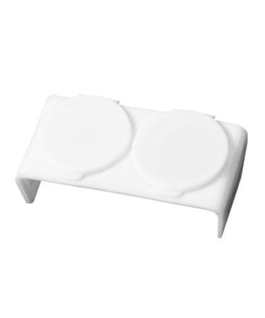 Mikinona Nail Art Brush Cup Nail Bowl Acrylic Liquid Holder Nail Dappen Dish Damping Dish for Nails Acrylic Monomer Dish Nail Monomer Dish With Cover Stainless Steel Tool