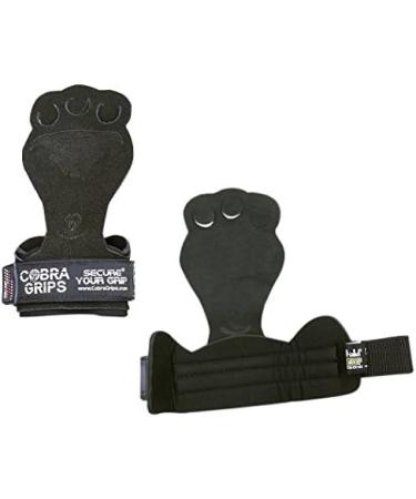 Cross Training Grips - Black Nubuck Leather, Small 3.75-4.25 - Prevent Blisters & Callouses During Pullups and Weight Lifting - Buy Online on GoSupps.com