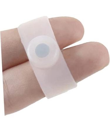 Healifty 25 Pairs Silicone Toe Covers with Acupoint Rings | Travel Magnet Elastic Bands | Transparent White - Set of 5 (3.1X3.1X1.2CM) - Buy Online on GoSupps.com