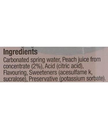 Morrisons Sparkling Peach Flavoured Spring Water 1L - Pack of 1 - Buy Online on GoSupps.com
