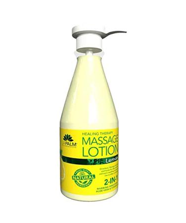 La Palm - Organic Healing Therapy Massage Lotion 24oz (Lemon)