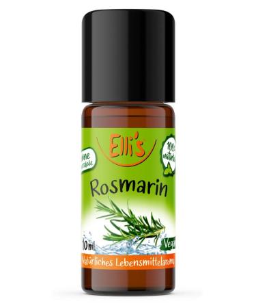 Ellis flavors rosemary natural food aroma |Aroma concentrate from 100 % vegan and natural origin |For dishes & drinks |10 ml