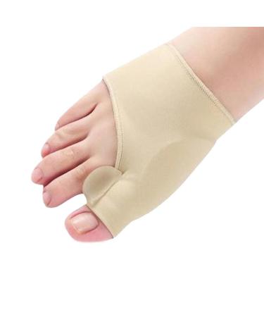CrazyView L1K7 Pedicure toe separator to relieve hallux valgus bale toes for pain relief orthopedic hammer toe foot 1 pair of natural colors L