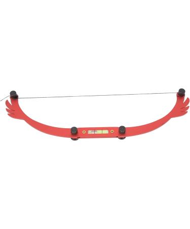 Eyebrow Mapping Tool Simple Adjustable Eyebrow Ruler Set Foldable for Salon (Red) - Buy Online on GoSupps.com