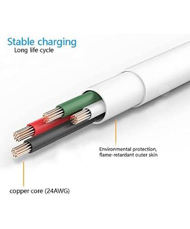 LIANSUM Replacement Charger Cord for Finishing Touch Flawless Legs Razor - USB Cable for Women's Electric Trimmer - White, 5V Power Cord - Buy Online on GoSupps.com
