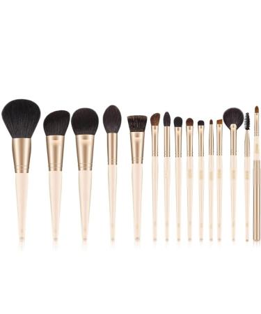 Professional Makeup Brush Set - Foundation Powder Sculpting & Eyeshadow Blending - Natural Hair Beauty Tools for Flawless Application - Buy Online on GoSupps.com