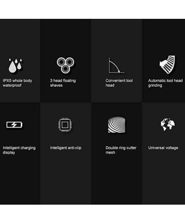 USB Rechargeable Electric Shaver & Grooming Kit - Waterproof Cordless Rotary Razor for Travel & Home Use - Buy Online on GoSupps.com