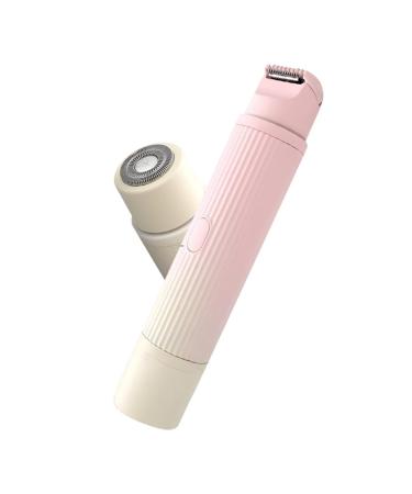 BTuregsau Bikini Trimmer and Shaver for Women 2-In-1 Wet/Dry Electric Body Hair Trimmer Hair Removal Gradient Pink